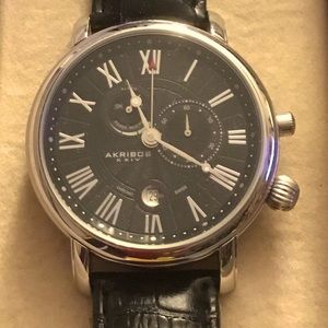 Akribos XXIV Chronograph Watch